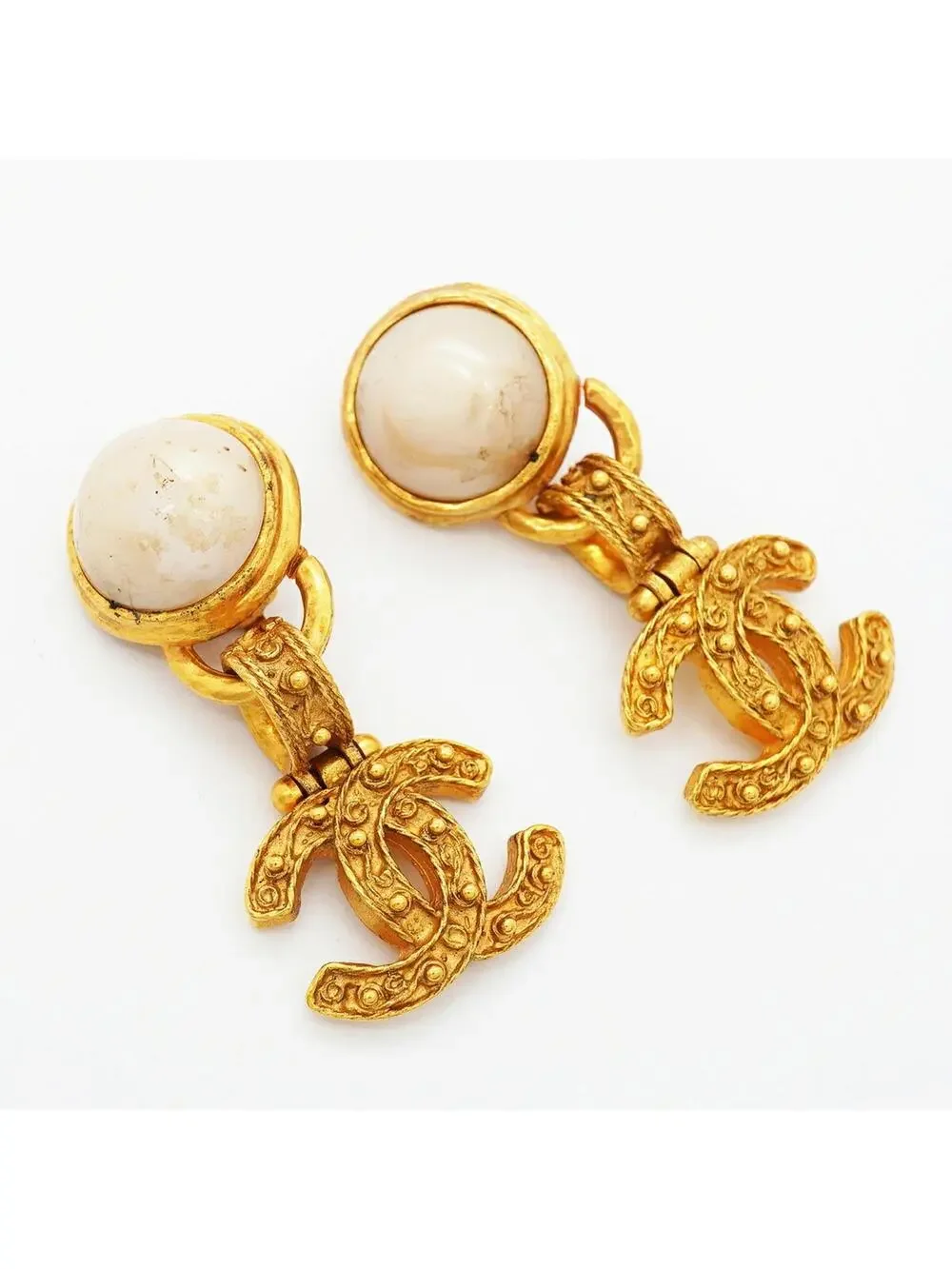 Chanel Cc Logo Clip-On Earrings Metal #327673C61B